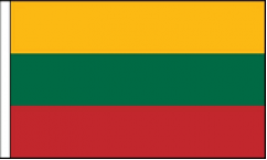 Lithuania Hand Waving Flags